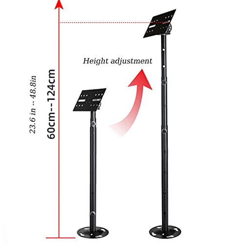 Speaker Bracket Speaker Ceiling Bracket Speaker Wall Bracket Heavy-Duty Surround Speaker Stand Universal Size Speaker Stand can Withstand 50kg Speaker Stand