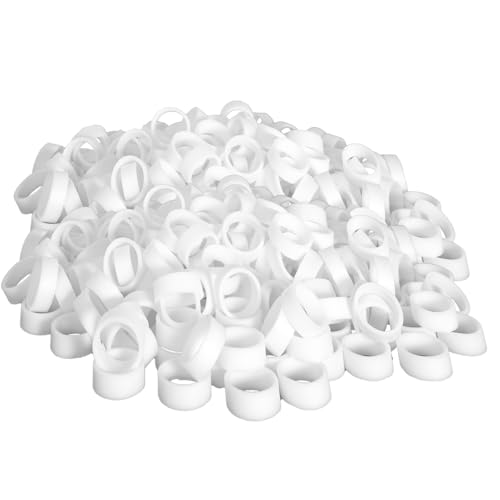 200 PCS Cord Organizer, Silicone Rubber Bands Rings, Cable Straps Organizer Management, USB Holder Earphone Winder Wrapping, 15mm Diameter - size: 15mm Diameter