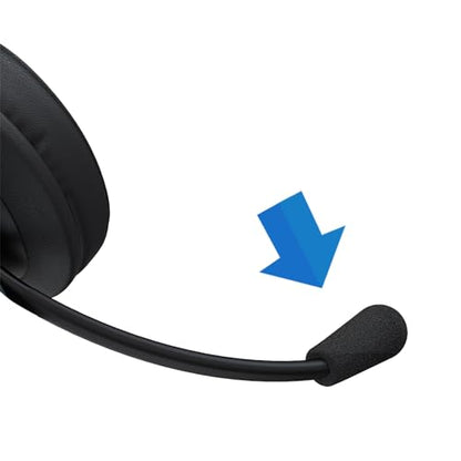 LEFXMOPHY for BlueParrott S650-XT Noise canceling Headset Microphone Blue Parrott Foam Pop Filter Windscreen Mic Cover Accessories, 3-Pack