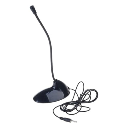 Computer Microphone Plug &for Play Desktop Omnidirectional Condenser PC Laptop Mic Perfect for Video Conferencing, Dicta