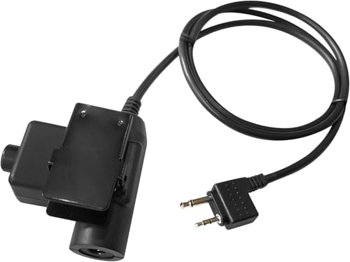 Military U94 PTT Adapter Push to Talk Button Connector 7.0 mm TP-120 Tactical Headset Compatible with Midland GXT, LXT, XT, X-Talker LXT340 LXT345 LXT420 L GXT1000 GXT1050 LXT500 XT14 T31VP