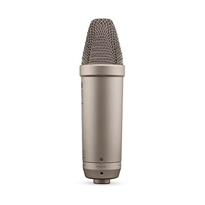 RØDE NT1 5th Gen Studio Condenser Microphone, XLR + USB-C, Black - color: Silver