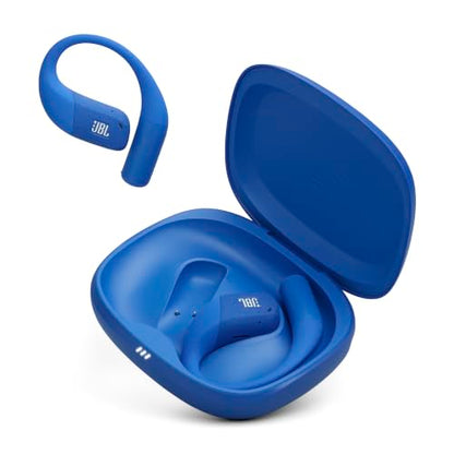 JBL Endurance Zone Open Ear Earbuds, Waterproof, Secure Fit - Blue | IP68 Waterproof Design, up to 32-Hour Playtime With Quick Charge, Secure Earhooks For Running And Outdoor Fitness - color: Blue