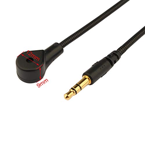 3.5mm Replacement Game Mic Boom for Turtle Beach Ear Force Gaming Headsets, Xbox One, PS4, Switch, Mac, PC