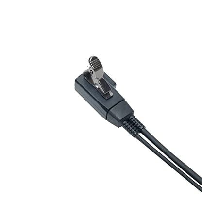 Earpiece Headset for Motorola Yaesu Vertex Standard VX-261 EVX-261 EVX-534 EVX-531 VX-231 351 354 264 454 2 Way Radio Walkie Talkie with Covert Acoustic Tube and Ptt Mic, 1 Pack