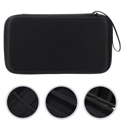 Cabilock Portable Hard Shell Microphone Storage Bag with Padded Dividers Shockproof Protective Case for Mic and Accessories Organizer