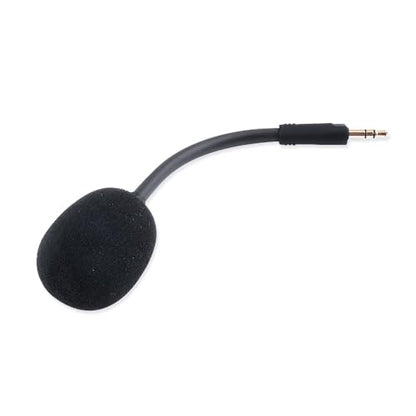 Barracuda X Mic Replacement for Razer Barracuda X Wireless Gaming Headphone,3.5mm Detachable Gaming Microphone Boom (Black) - color: black