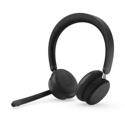 Lenovo Dual Mode Wireless ANC Headset 6550 with USB-A Receiver – Microsoft Teams Certified, Hybrid Active Noise Cancellation, Bluetooth Dual Connectivity, Long Battery Life, Business Headset, Black - color: Black, size: Headset 6550 w/USB-A Receiver