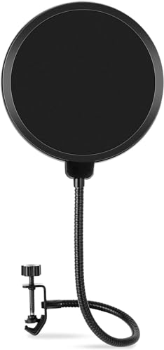 Audio-Technica AT2035 Cardioid Condenser Microphone for Content Creators, Streamers, Podcasters and Musicians Bundled with XLR Cable + Pop Filter + Microphone Arm (4 Items) - style: w/ Microphone Arm