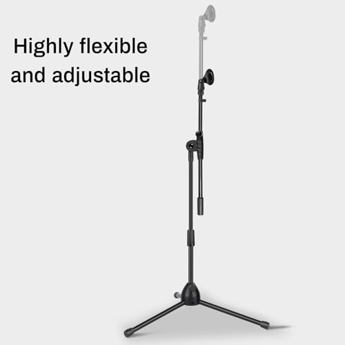 AODSK Deluxe Tripod Mic Stand with Boom Arm&Twist Clutch (Upgraded Version) - style: Upgraded version