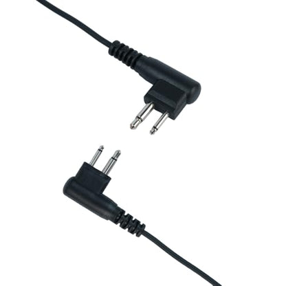Ear Pieces for Motorola Radios, 2 Pin D Shape Police Earpiece Headset with Mic Ptt for Motorola 2 Way Radio Wakie Talkie Cls1110 Cp200d Cp200 | M1 2-pin, D-ring ear hook, inline PTT mic; Compatible with CP200 CP200D CLS1110 CLS1410 GP300 PR400 RDM2070D