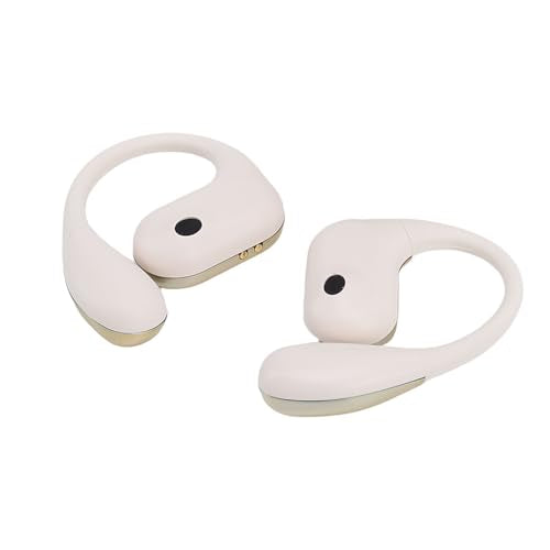 Dpofirs Wireless Earhook Earbuds, Sports Bluetooth Headphones ENC Noise Cancellation, HiFi Sound Over Ear Earphones 60H Playtime for Cycling Running Workout (Gold) - color: Gold