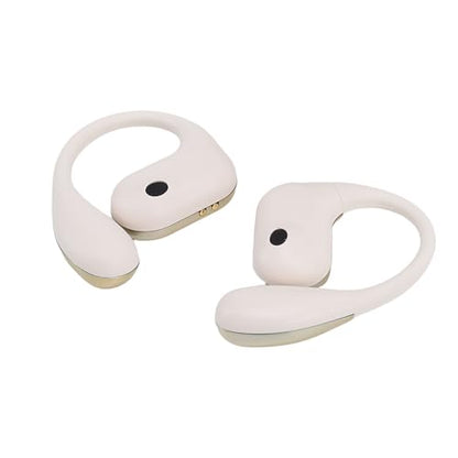 Dpofirs Wireless Earhook Earbuds, Sports Bluetooth Headphones ENC Noise Cancellation, HiFi Sound Over Ear Earphones 60H Playtime for Cycling Running Workout (Gold) - color: Gold
