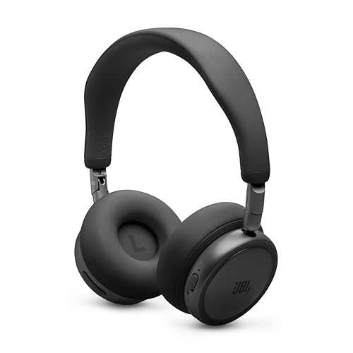 JBL Live 680NC - Noise Cancelling Headphones - Black | JBL Signature Sound with Hi-Res Audio wired and wireless, True Adaptive Noise Cancelling 20, real time calibration - color: Black