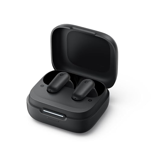 Soundcore P30i by Anker Noise Cancelling Earbuds, Hands-Free Viewing | Strong and Smart Noise Cancelling, Powerful Bass, 45H Playtime, 2-in-1 Case and Phone Stand, IP54, Bluetooth 5.4 - color: Black