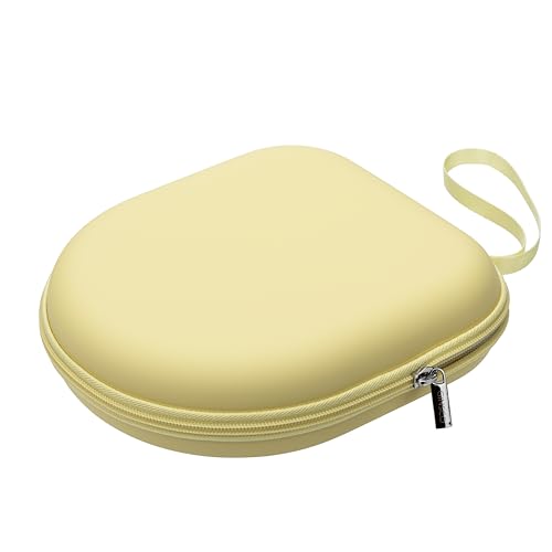 Ginsco Universal Headphone Case Compatible with JBL Tune 510BT 720BT, Sony WH-CH 720N/WH-CH520, with Sony/JBL/Soundcore Life Q20i Q30/BERIBES/TOZO/KVIDIO etc Wireless Headphones (Butter Yellow) - color: Butter Yellow