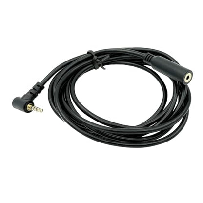Seadream 2.5mm Audio Extension Cable 6FT,90 Degree Angle 2.5mm TRRS Male to Female Stereo Audio Plug Jack Cord Headphone Audio 4 Pole（Audio Only,Can not Transmit Vedio
