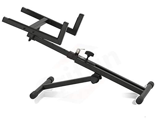 GRIFFIN Guitar Amplifier Stand (Stage-MountPRO Series) – Combo PA Speaker Karaoke Monitor Holder – Low Profile Audio Amp Tilt Back Adjustment – Speaker Cabinet Studio Equipment Platform Riser