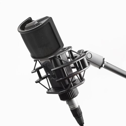 Pop Filter Adjustable Microphone Wind Cover Accessory for Singing