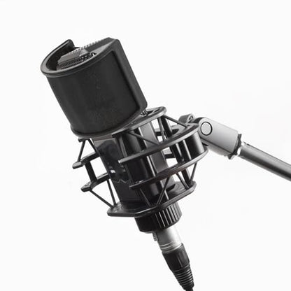 Pop Filter Adjustable Microphone Wind Cover Accessory for Singing