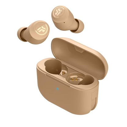 JLab, Go Air Pop+ Tones, True Wireless Earbuds, Bluetooth, IPX4, Dual Connect, 728 N | Wireless Earbuds with Charging Box, Bluetooth Headphones with Microphone, Dual Connect, App - color: E-728 N, style: Tones+