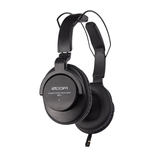 Zoom ZDM-1 Podcast Microphone Pack with Headphones and Mic Cables Bundle | Includes Boom Arm Microphone Stand