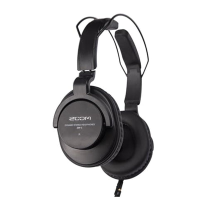 Zoom ZDM-1 Podcast Microphone Pack with Headphones and Mic Cables Bundle | Includes Boom Arm Microphone Stand
