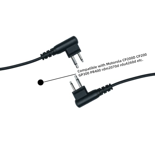 Headset Mic PTT Compatible with Motorola CP200 CP200D