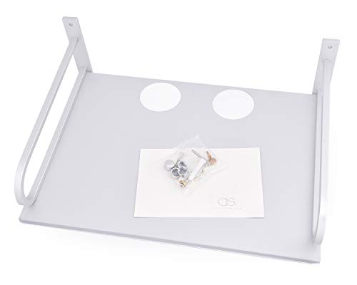 Ace Select Aluminum Wall Mounted Shelf Floating AV Shelf TV Box Shelf Component Shelves for Router Gaming Consoles Cable Box