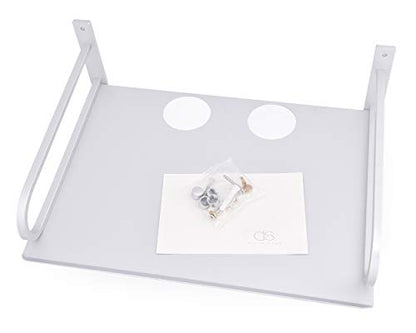 Ace Select Aluminum Wall Mounted Shelf Floating AV Shelf TV Box Shelf Component Shelves for Router Gaming Consoles Cable Box