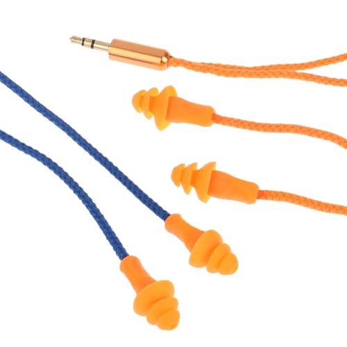 Noise Isolating Earbuds Earphone with Clear Sound for Sports and Travel Comfort Fit Earplugs Headphones Yellow - color: Yellow