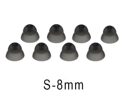Hearing Aid Ear Domes Cleaning Tools Hearing Aid Close Domes for Resound Sure Fit Style RIC RITE and Open Fit BTE Hearing Amplifier with Brush Cleaner（S Size 8PCS) - size: S