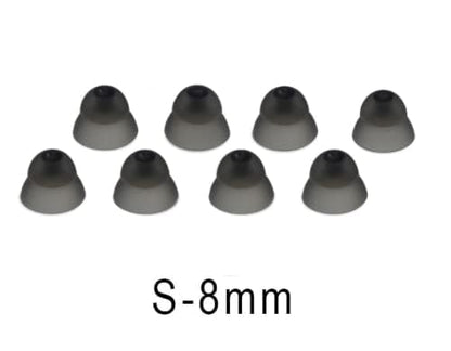 Hearing Aid Ear Domes Cleaning Tools Hearing Aid Close Domes for Resound Sure Fit Style RIC RITE and Open Fit BTE Hearing Amplifier with Brush Cleaner（S Size 8PCS) - size: S