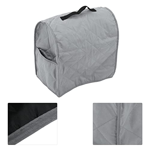 Acouto Kitchen Mixer Cover Carry Bag for Professional 5-Qt Qt Stand Mixers – Quilted Polyester Pongee & Scratch- with Handle and Storage Pockets (Grey) - color: Grey