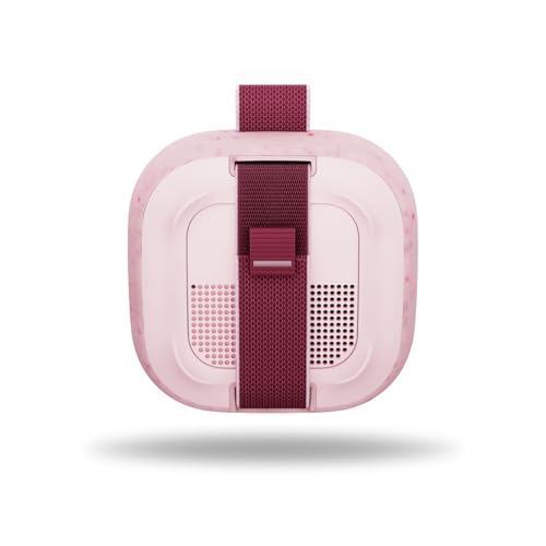 Bose SoundLink Micro Portable Bluetooth Speaker (2nd Gen), Wireless Outdoor Speaker, Up to 12 Hours Battery Life, Waterproof and Dustproof, Petal Pink - Limited Edition Color | Bluetooth 5.4 with 12-hour battery and IP67 rating for travel, hiking and outd
