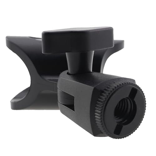 4PCS Black Universal Microphone Clip with Knob Microphone Mic Clip Spring Clip U Clip Plastic Stand Clip For Condenser Microphone Direct Broadcast Wired Microphone