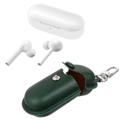 Toddmomy Protective Case for Earbuds 3i, Waterproof Earphone Holder with Scratch-Resistant Hard Shell, Dark Green Cover for Travel and Outdoor Use