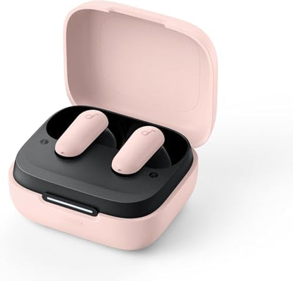 Soundcore P30i by Anker Noise Cancelling Earbuds, Hands-Free Viewing | Strong and Smart Noise Cancelling, Powerful Bass, 45H Playtime, 2-in-1 Case and Phone Stand, IP54, Bluetooth 5.4 - color: Pink