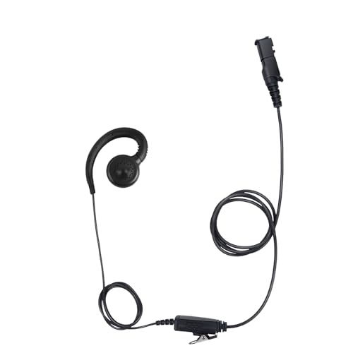 Over The Ear C Swivel Ring Ear Piece Ptt Mic Earpiece Two Way Radio Headset for Motorola Walkie Talkie xpr3300e xpr3500e