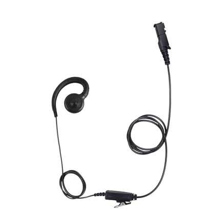 Over The Ear C Swivel Ring Ear Piece Ptt Mic Earpiece Two Way Radio Headset for Motorola Walkie Talkie xpr3300e xpr3500e