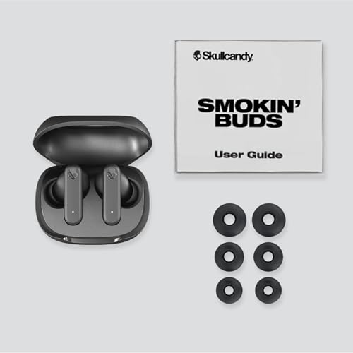 Skullcandy Smokin’ Buds Wireless Noise Isolating Earbuds - True Black - color: True Black