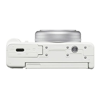 Sony ZV-1F Compact Digital Camera 4K Video White - color: White