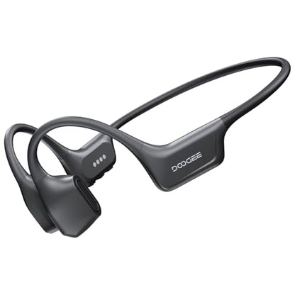 Bone Air Swim Bone Conduction Headphones Open Ear Wireless Waterproof Headphones 64GB IP68 Dual Conduction Headphones 8H Playtime Open Ear Sports Headphones for Cycling Swiming - DGray - color: DGray