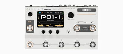 Hotone Ampero II Stage Multi-Effects Pedal Processor Guitar Amp Modeler Cab Simulation Dual Effect Chains w/FX Loop MIDI I/O Stereo OTG USB Audio Interface Tonebird Shure Mic MXR Cable Bundle MP-380