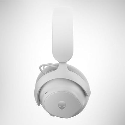 Alienware Pro Wireless Gaming Headset, ANC | 2.4GHz Connection, 50mm Drivers, Hi-Res Audio, Lunar Light, Gaming Ready - color: Lunar Light