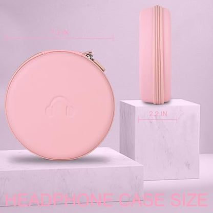 Hard Headphone Case for JBL Tune 510BT / 520BT Over-Ear Headphones, Pink - color: PINK