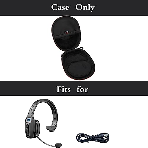 Mchoi Hard Carrying Case Suitable for LEVN Headset with Microphone, Trucker Headset, Waterproof Shockproof Headset Travel Protective Case, Case Only