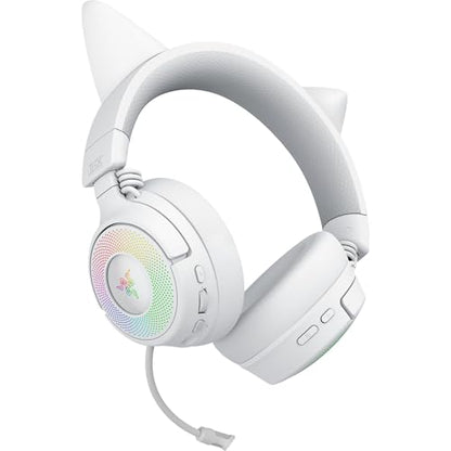 Razer Kraken Kitty V3 Pro Wireless RGB Gaming Headset, White - color: Mercury White