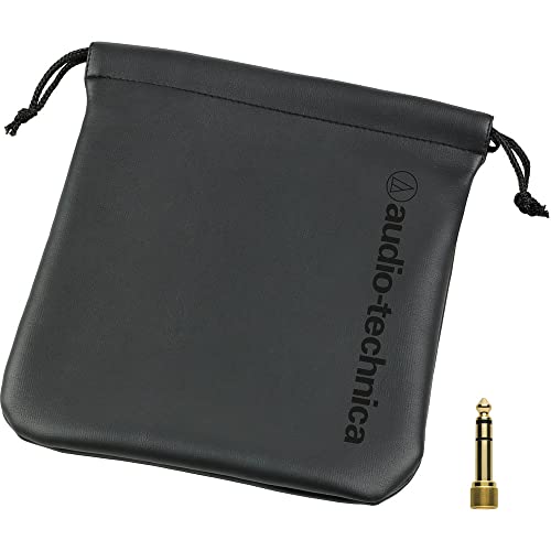 Audio-Technica ATH-M40x Closed-Back Monitor Headphones Bundle with Auray Headphones Holder and Headphones Case