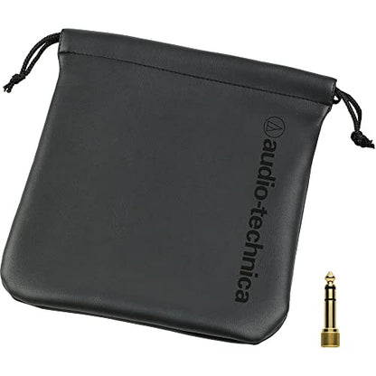 Audio-Technica ATH-M40x Closed-Back Monitor Headphones Bundle with Auray Headphones Holder and Headphones Case